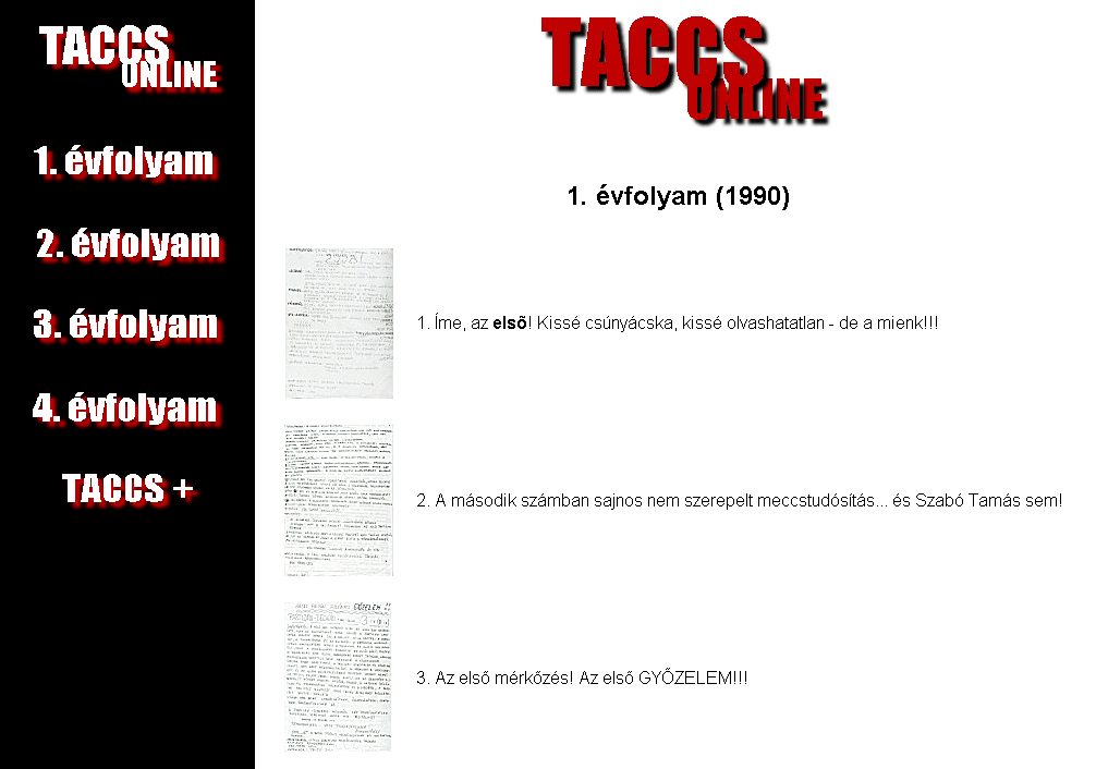 TACCS Online, 2005-09-02