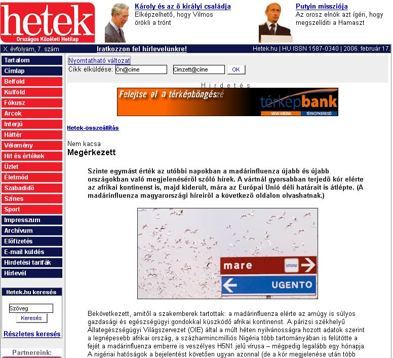 Hetek, 2006-02-20