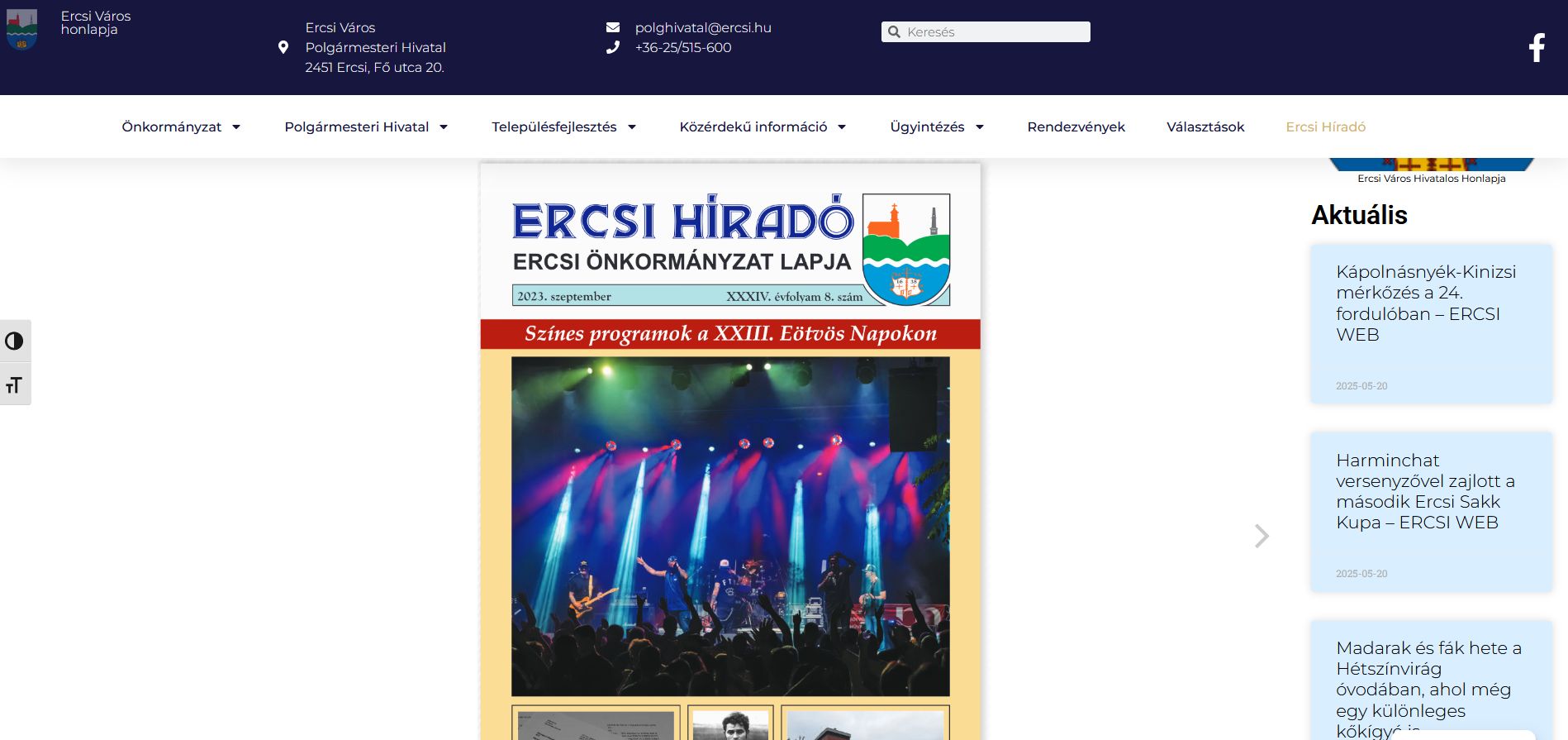 Ercsi h�rad� 2025.05.21.
