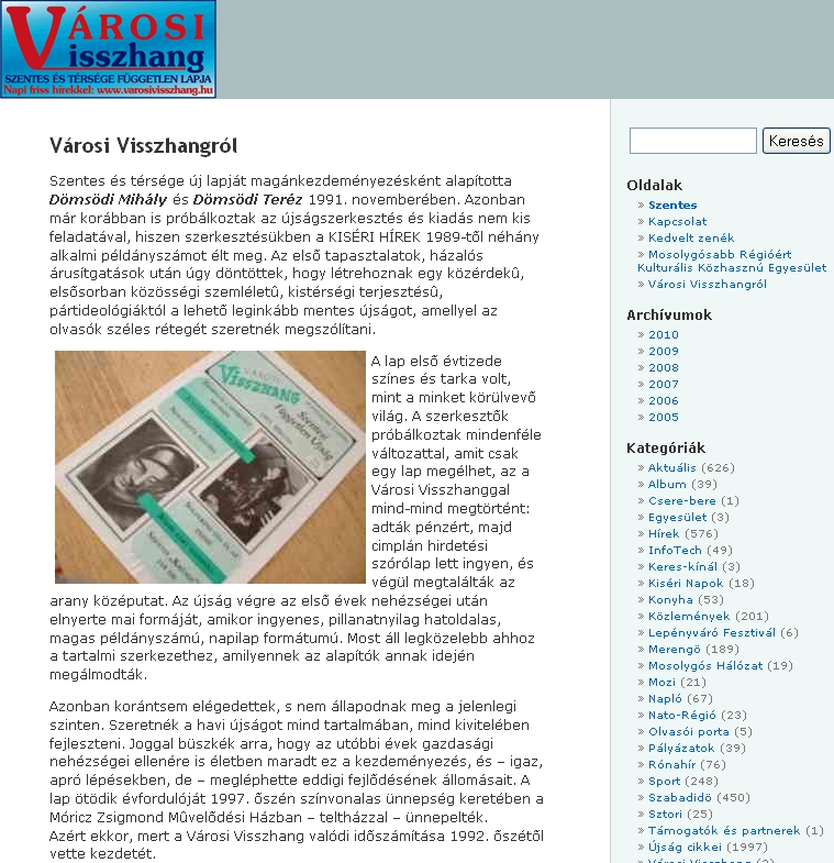 V�rosi Visszhang 2010.07.05.