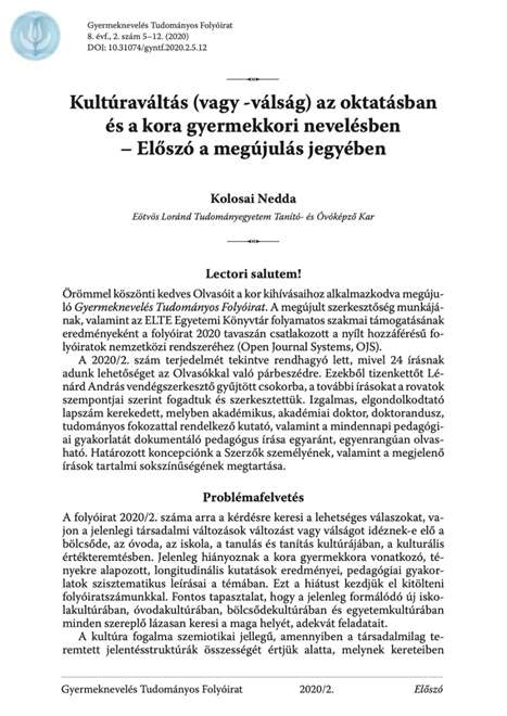 Gyermeknevel�s tudom�nyos foly�irat 2020.09.23.