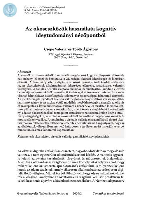 Gyermeknevel�s tudom�nyos foly�irat 2020.09.23.