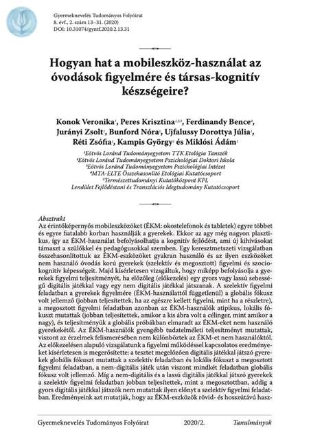 Gyermeknevel�s tudom�nyos foly�irat 2020.09.23.