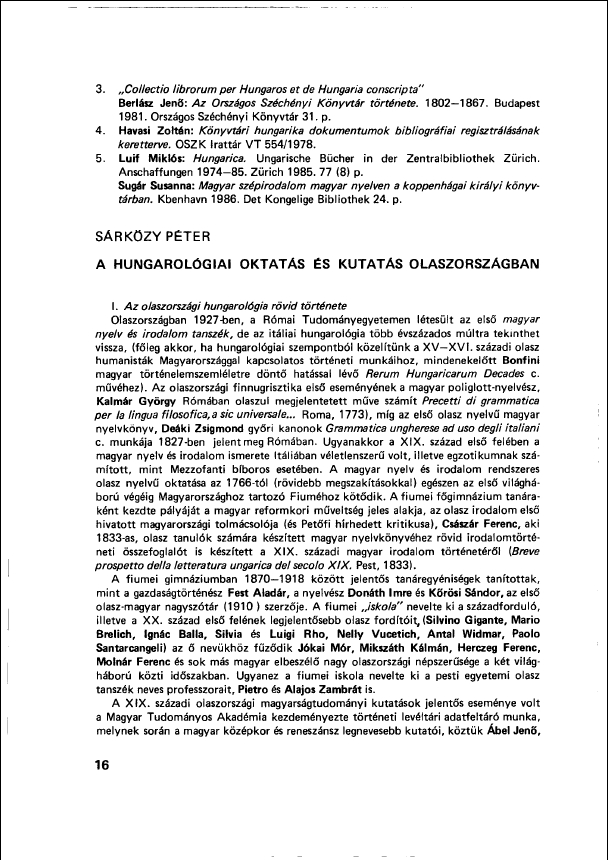 A hungarol�gia oktat�sa 2013.10.17.