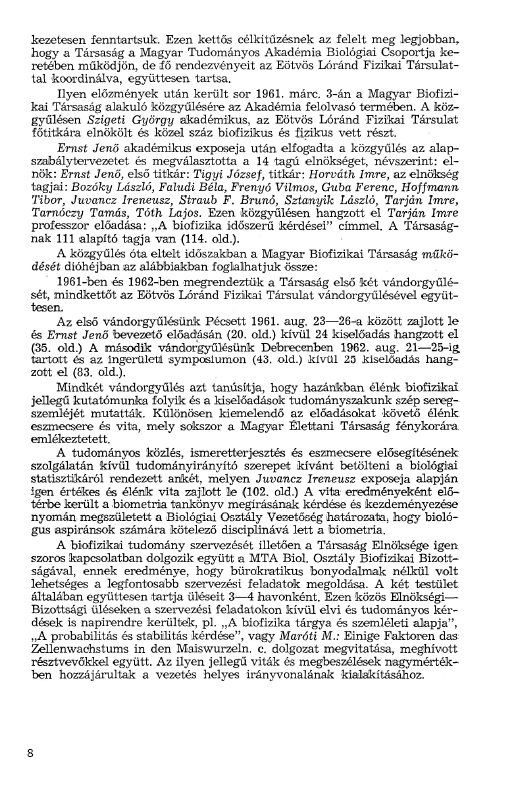 A Magyar Biofizikai T�rsas�g �rtes�t�je 2013.11.26.
