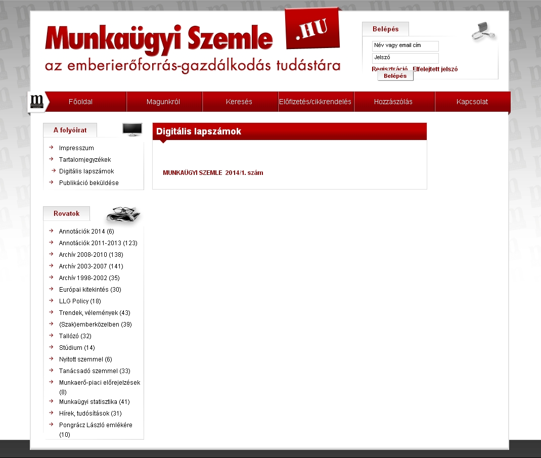 Munka�gyi szemle 2013.11.29.