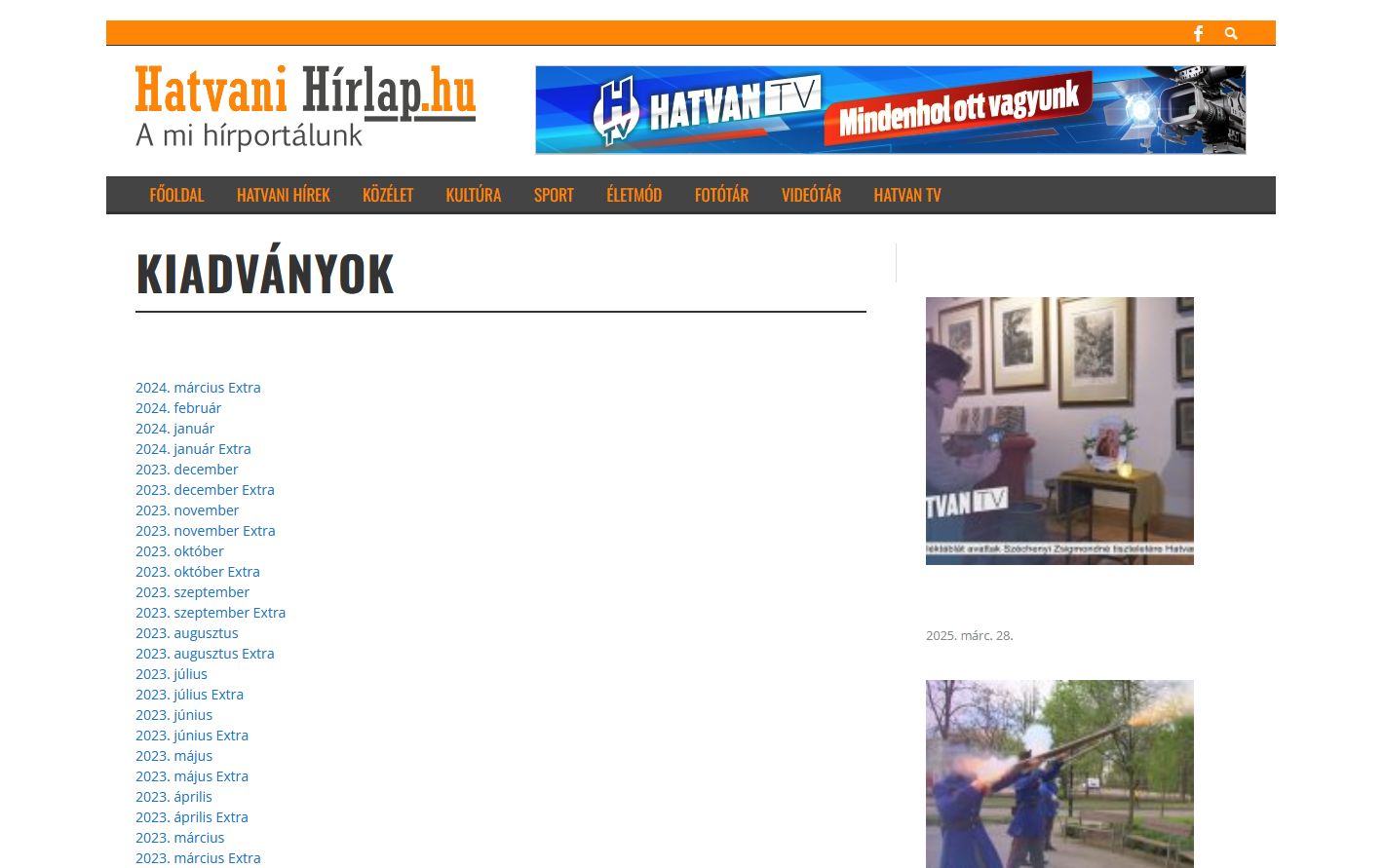 Hatvani h�rlap 2025.03.31.