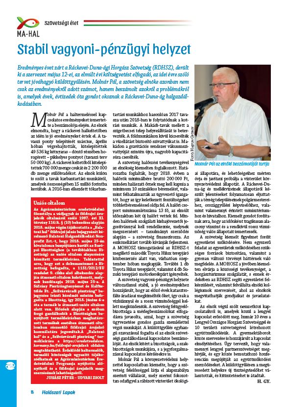 Hal�szati Lapok 2018.07.09.