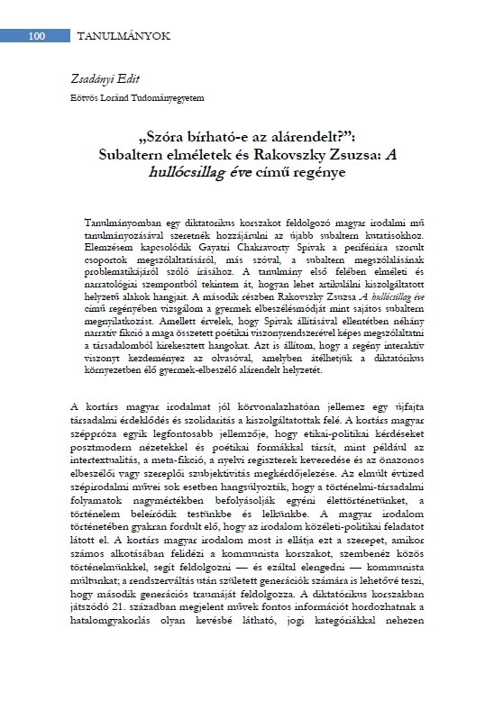 TNTEF - T�rsadalmi Nemek Tudom�nya Interdiszciplin�ris eFoly�irat 2018.03.19.